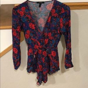 Forever 21 Long-sleeved Romper